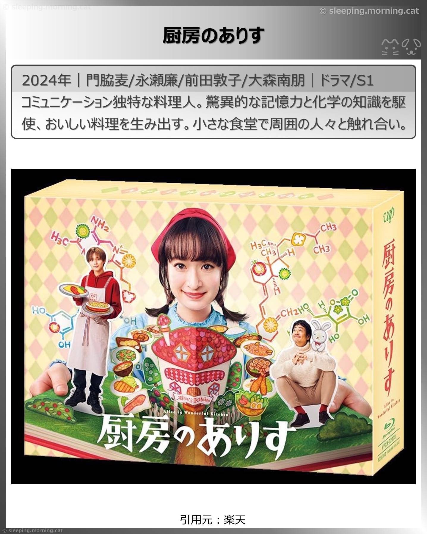 タイトル：厨房のありす