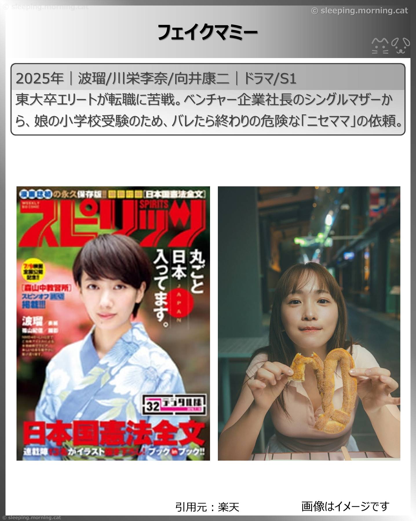 タイトル：フェイクマミー