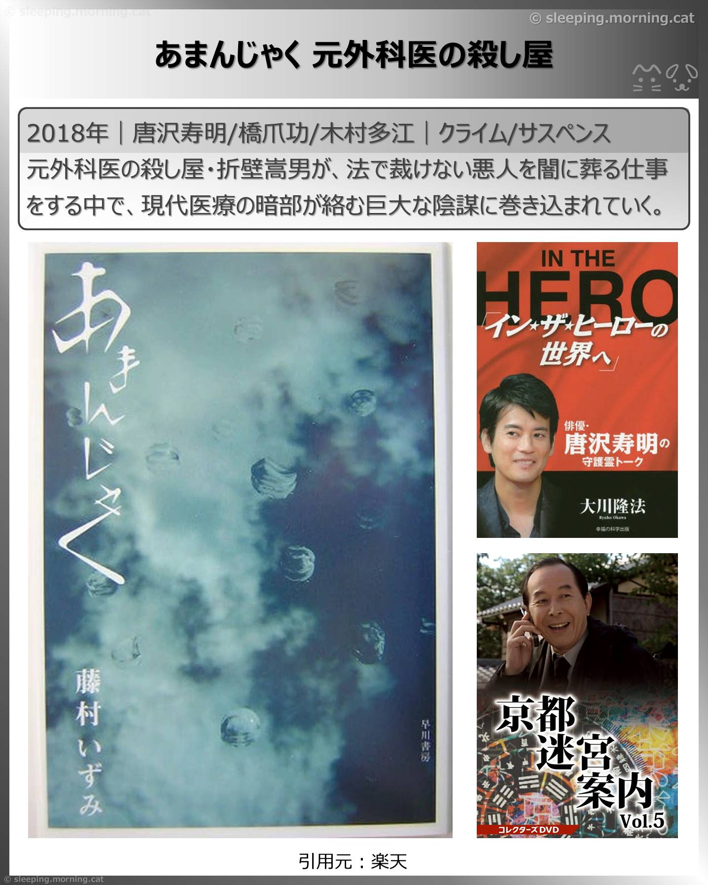 タイトル：あまんじゃく元外科医の殺し屋