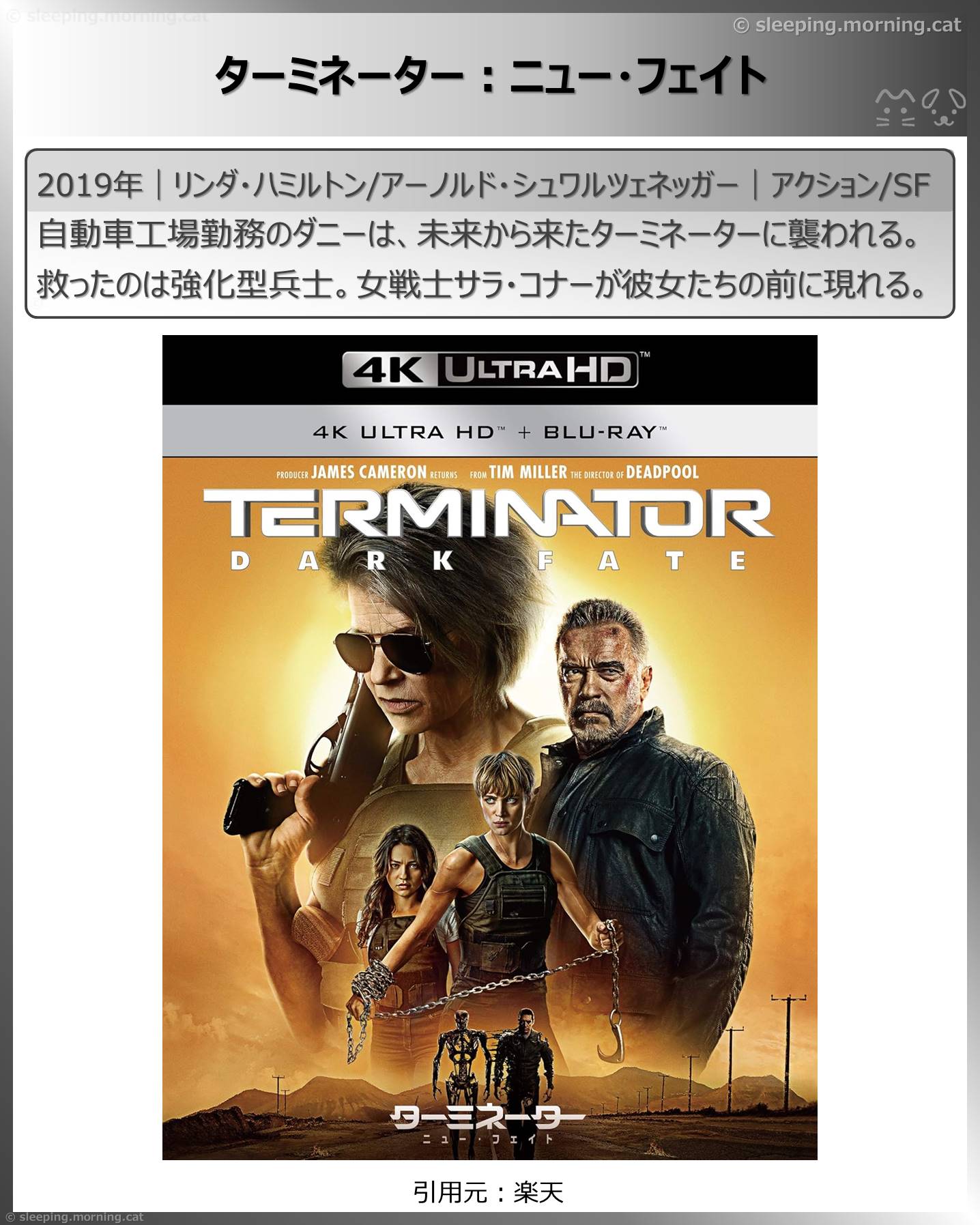 タイトル：ターミネーター:ニュー・フェイト