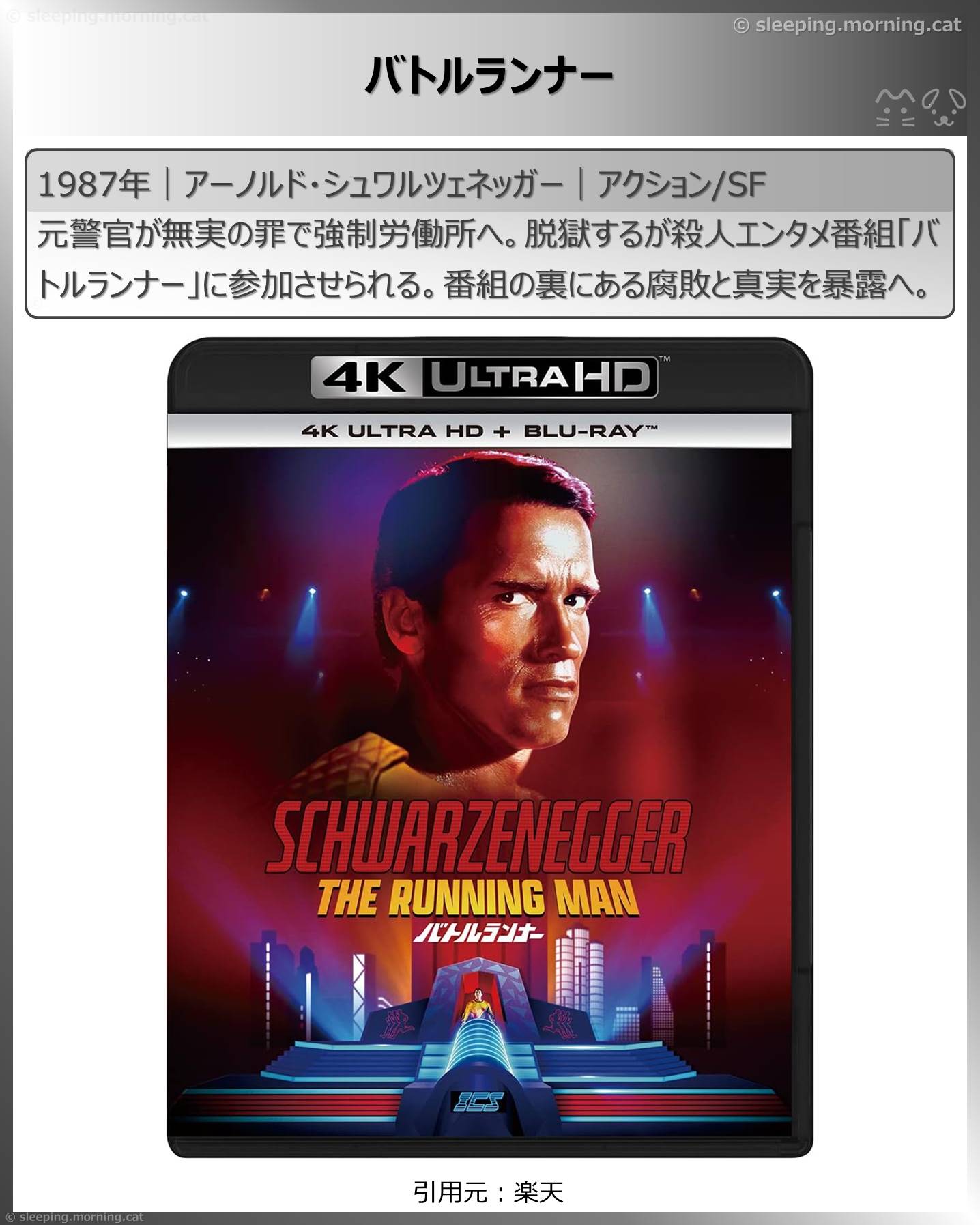 タイトル：バトルランナー