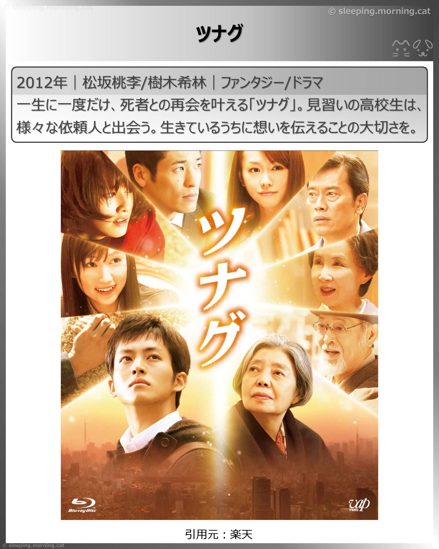 タイトル：ツナグ