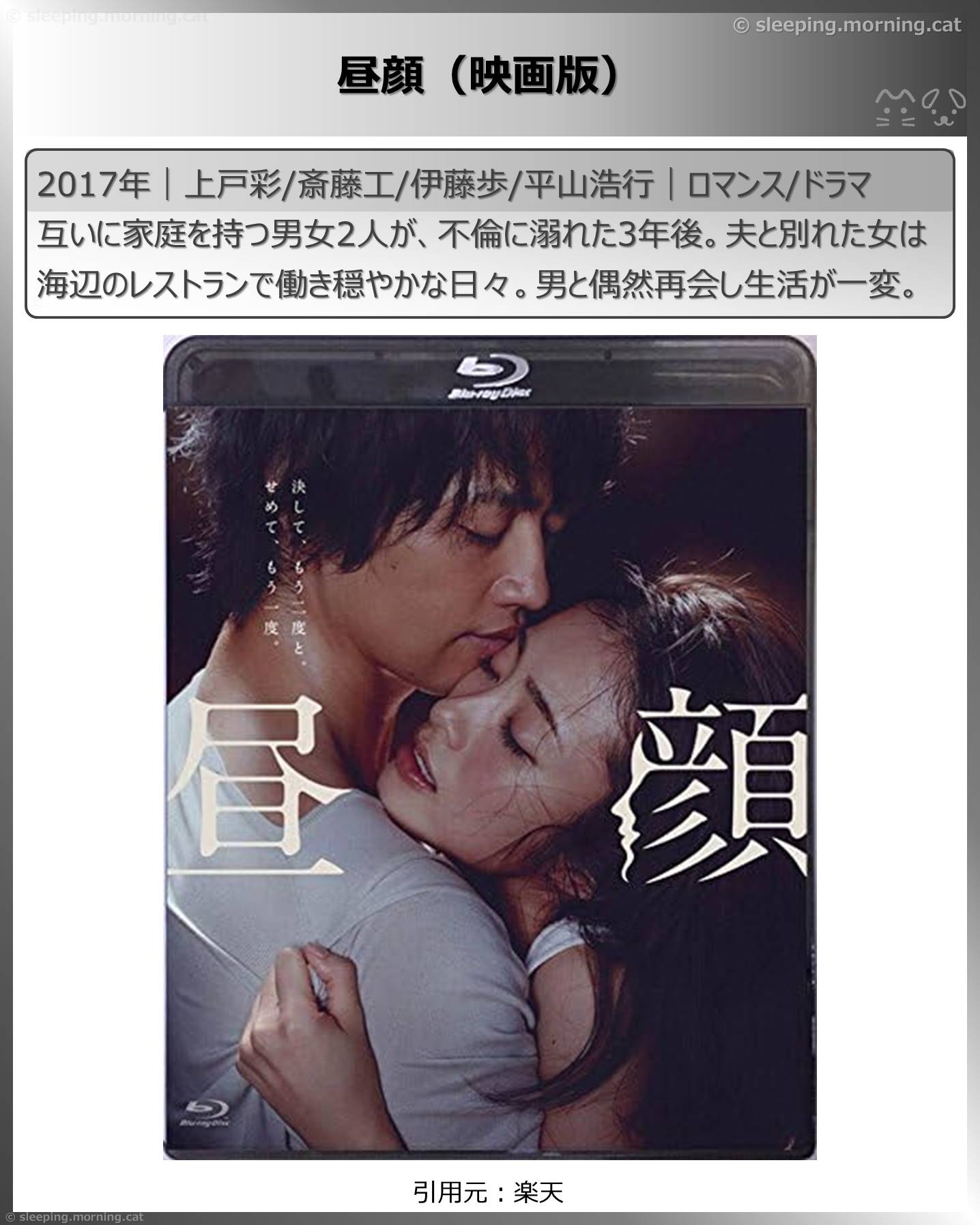 タイトル：昼顔（映画版）