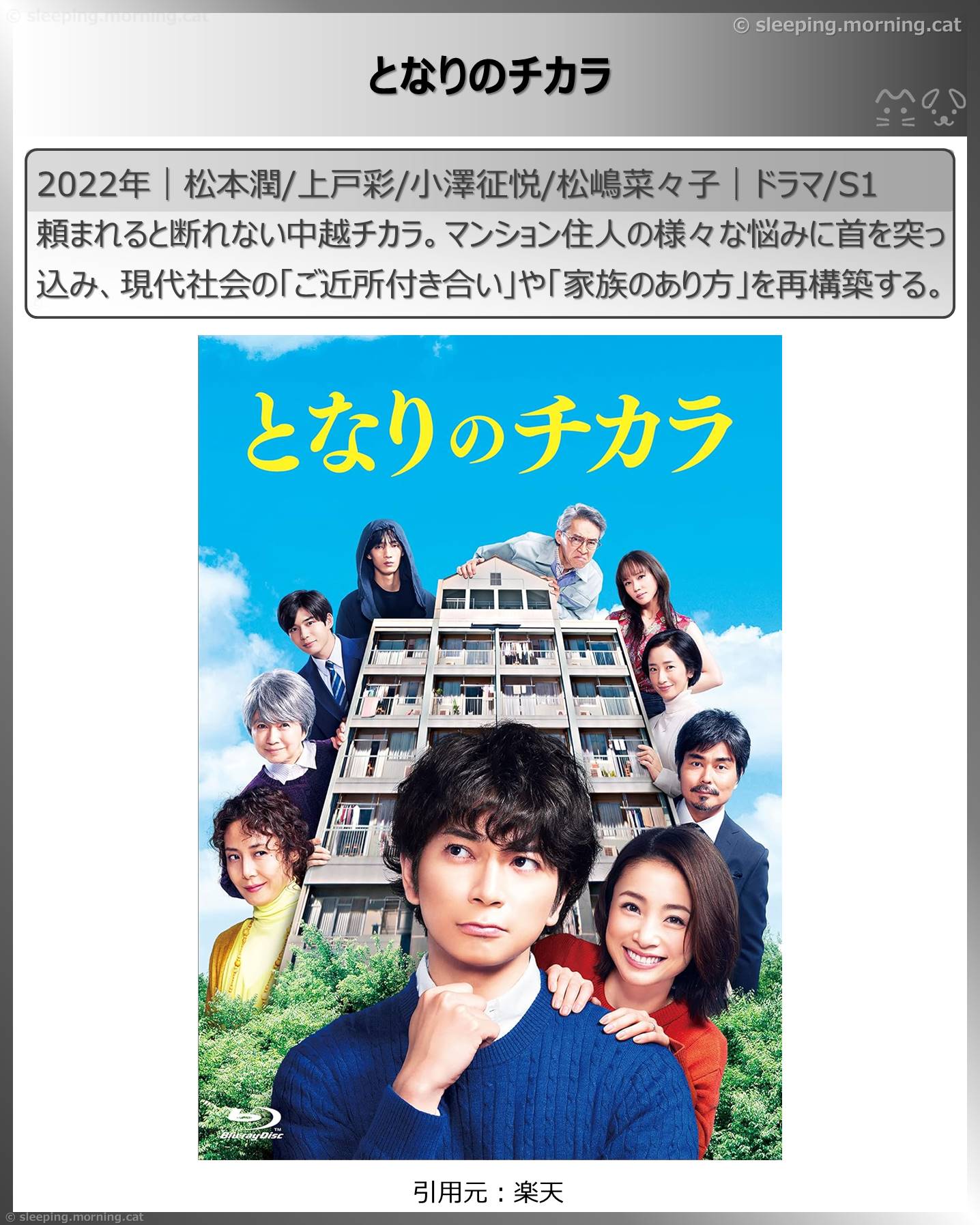 上戸彩：となりのチカラ