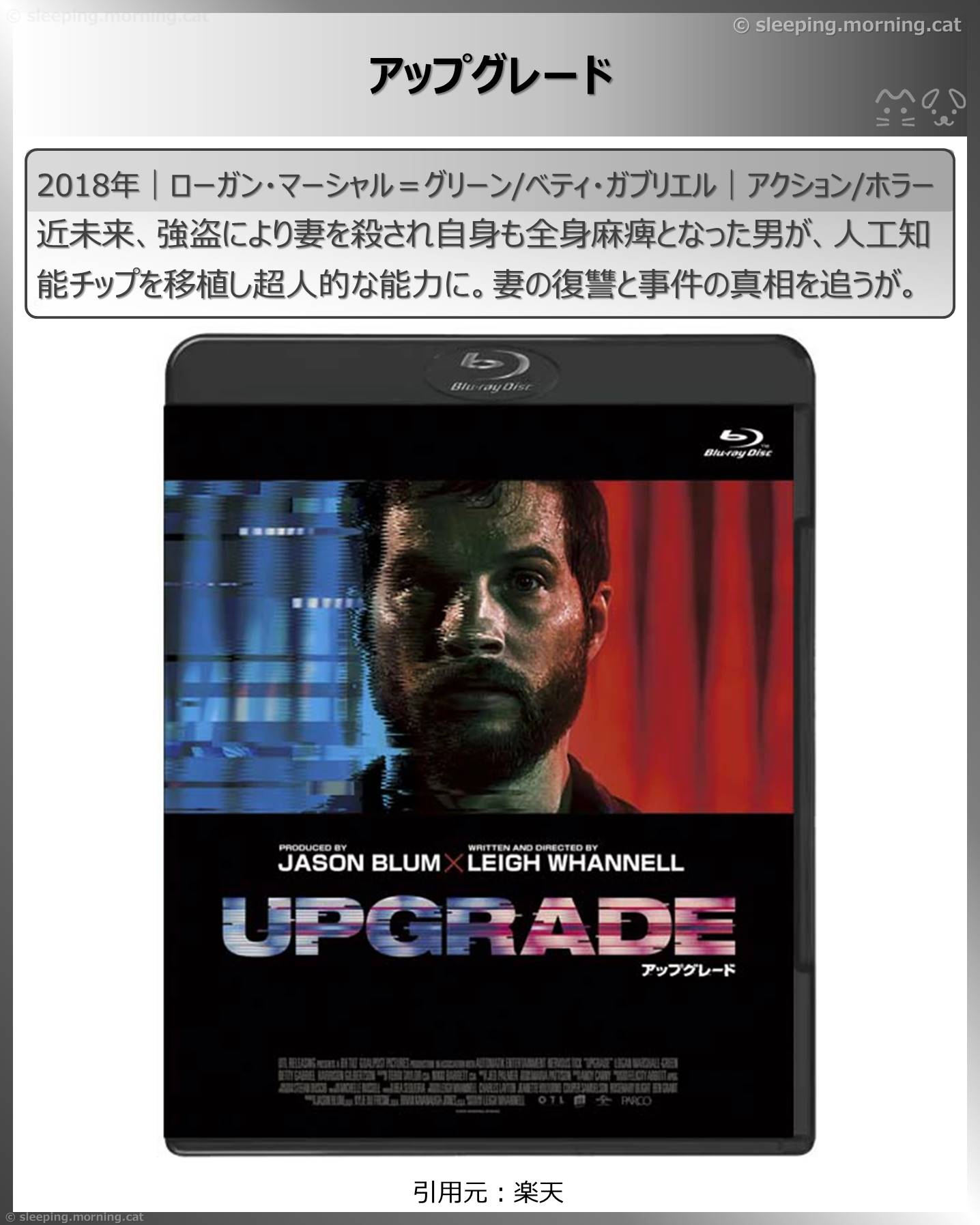 タイトル：アップグレード