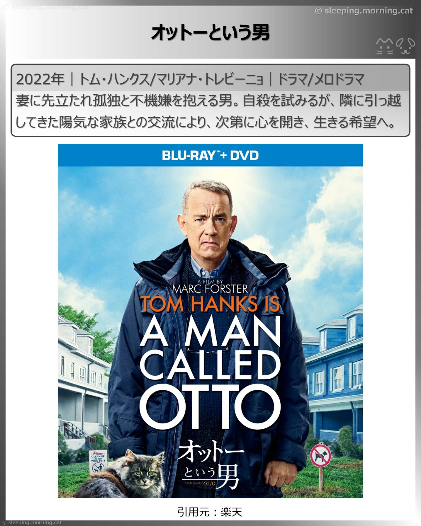 タイトル：オットーという男