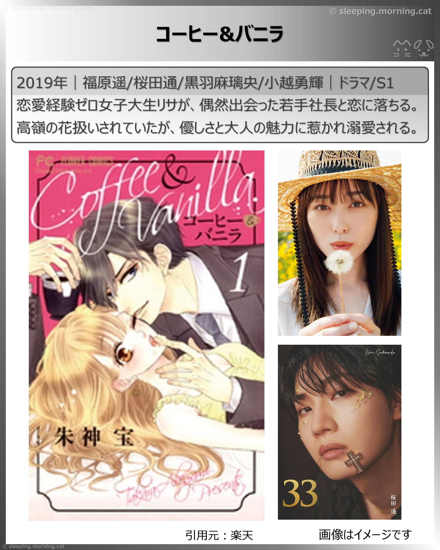 タイトル：コーヒー&バニラ