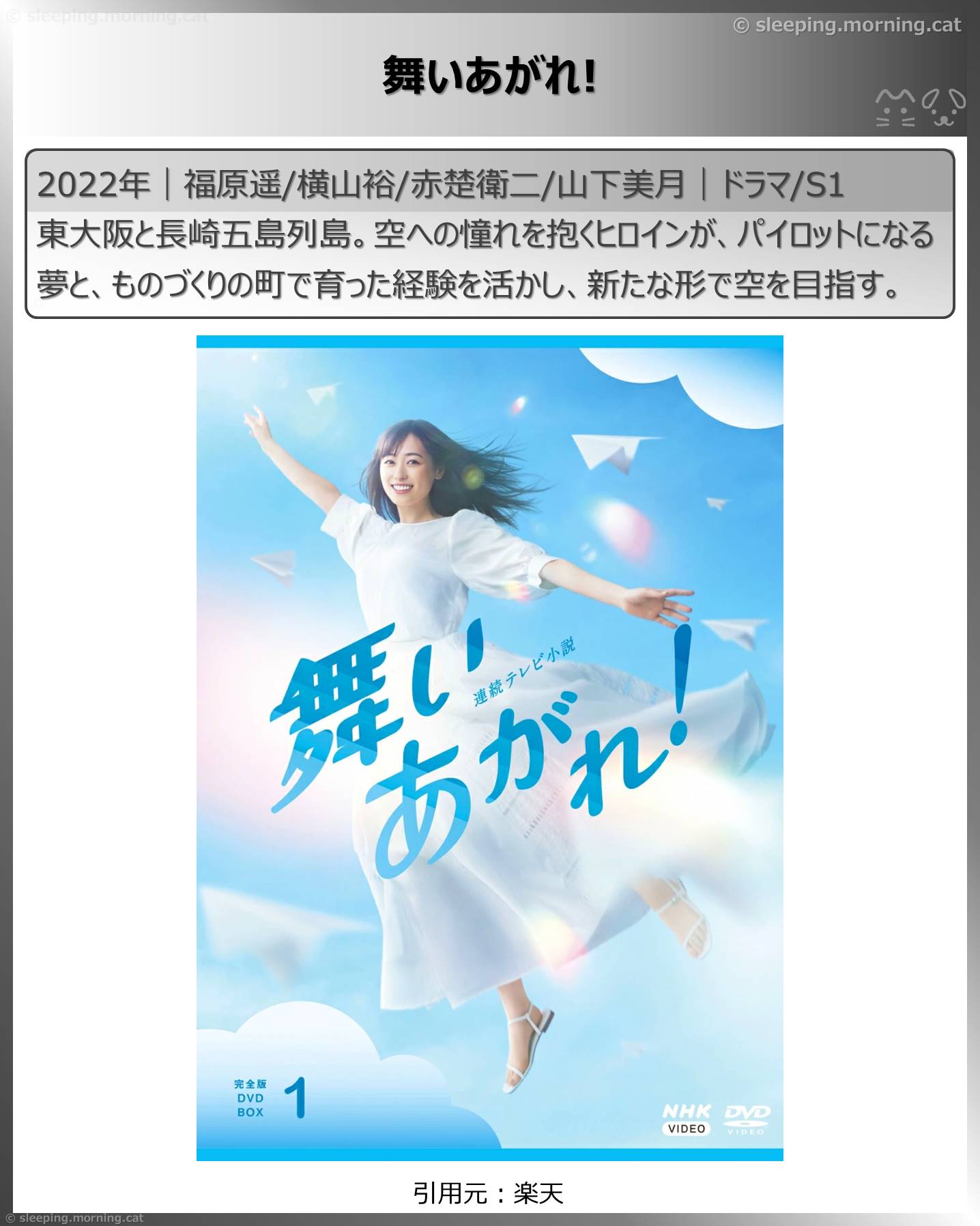 タイトル：舞いあがれ!