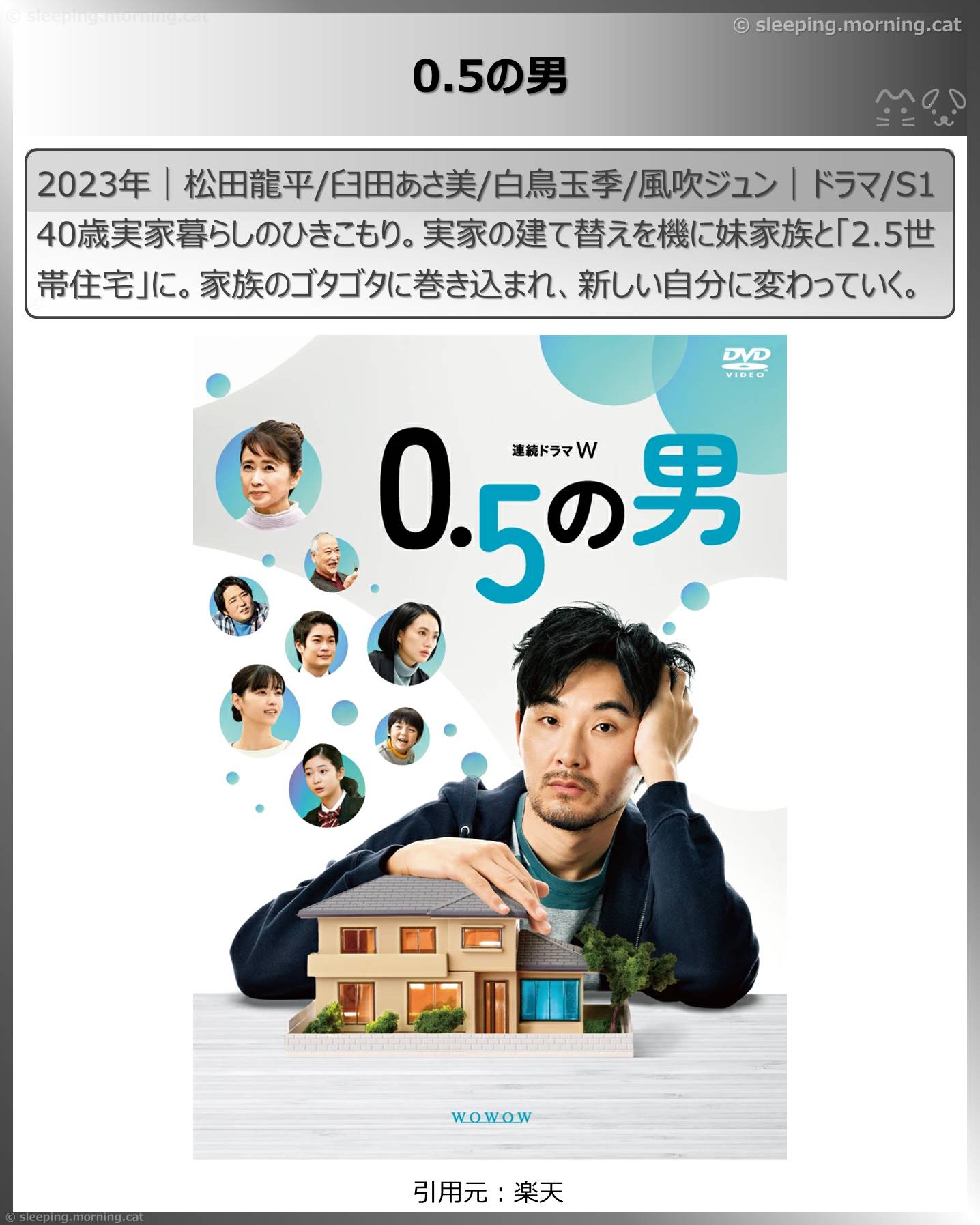 タイトル：0.5の男