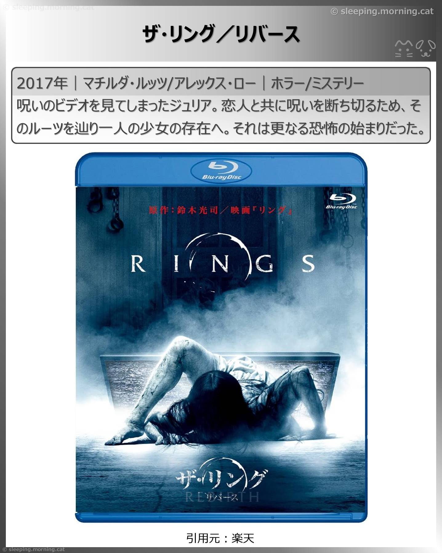 禁止事項の映画：ザ・リング／リバース