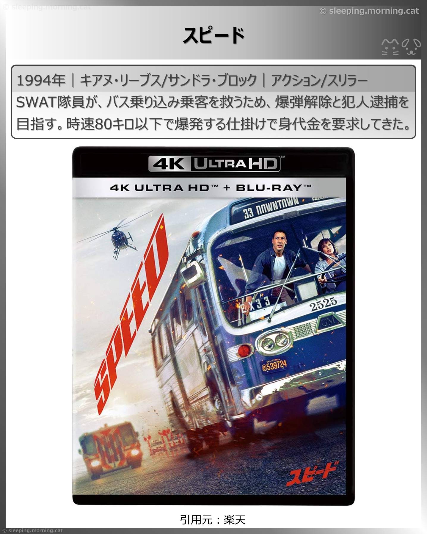 禁止事項の映画：スピード