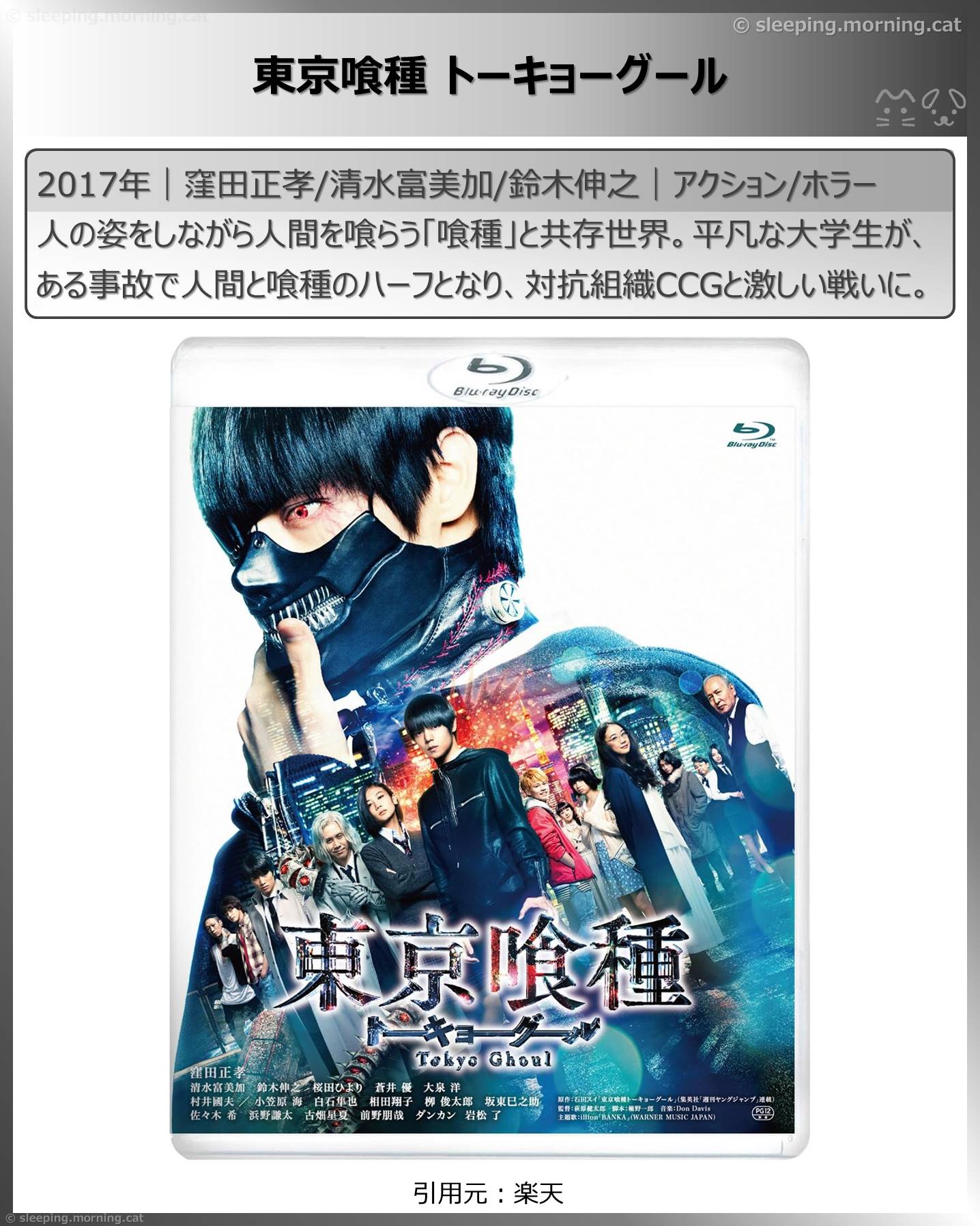 とからはじまるタイトル：東京喰種トーキョーグール