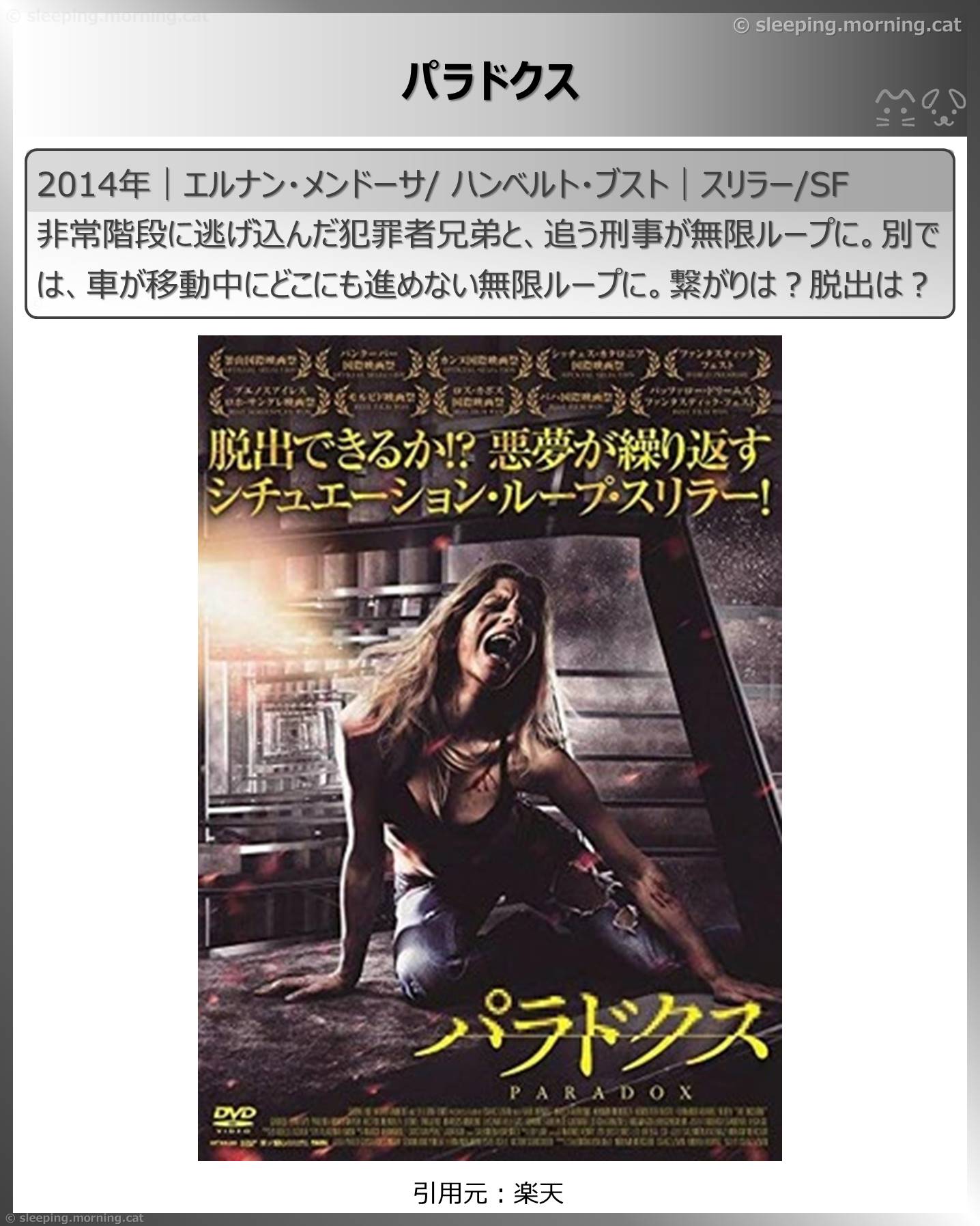 異空間・パラレルワールド：パラドクス