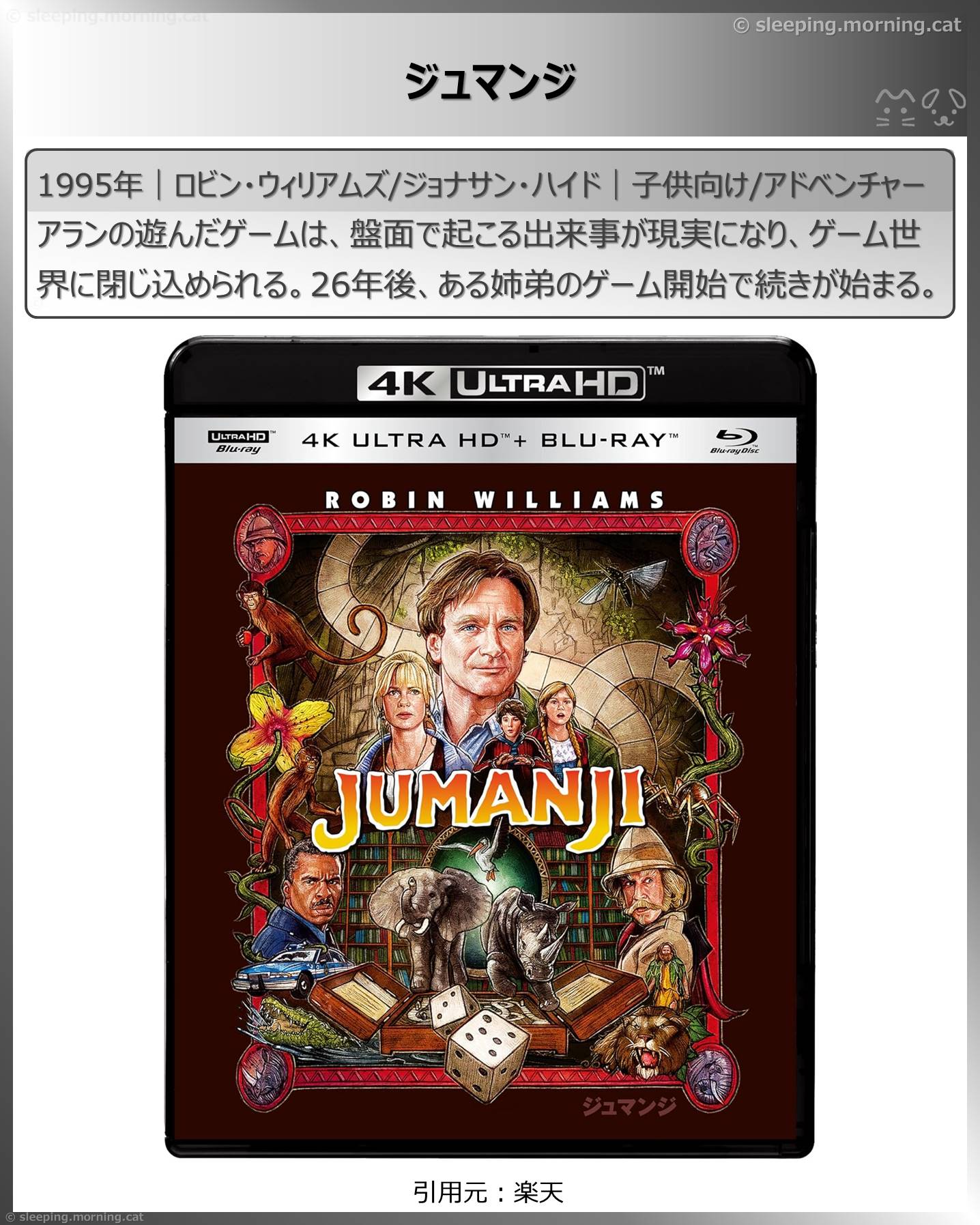 異空間・パラレルワールド：ジュマンジ