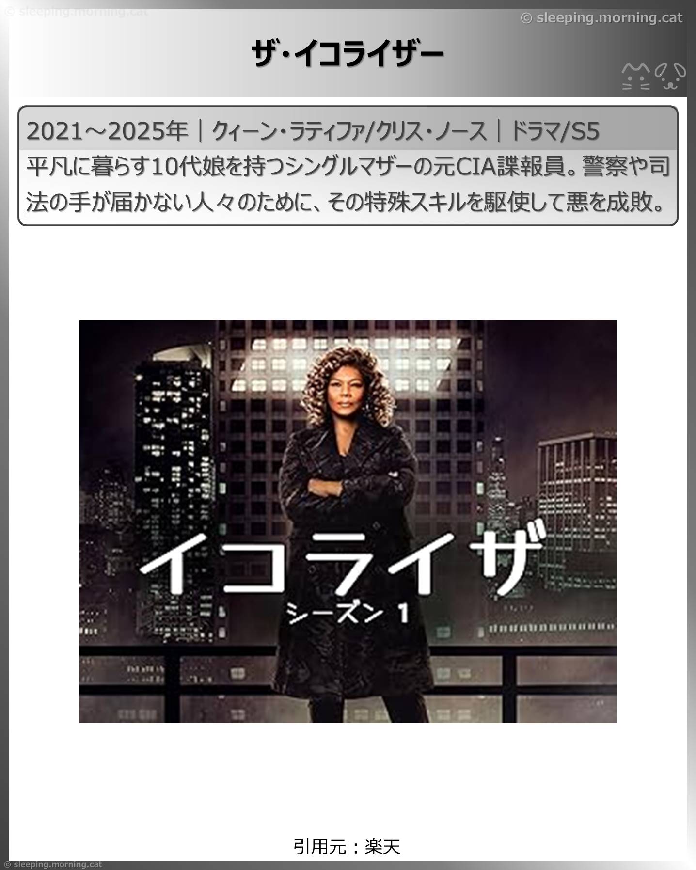 アマプラ見放題2026年1月長編海外ドラマ：ザ・イコライザー