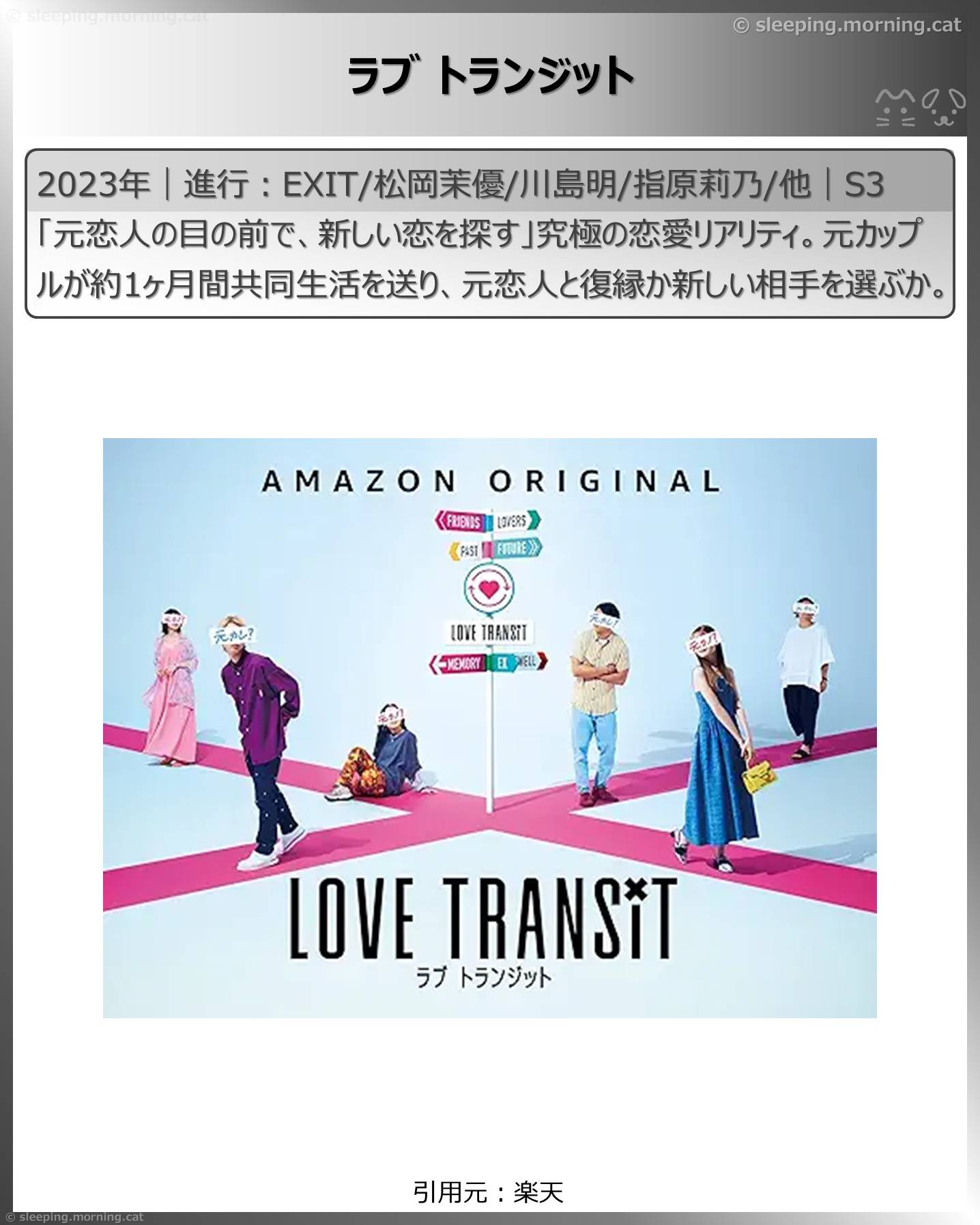 アマプラ恋愛ドラマ：ラブトランジット