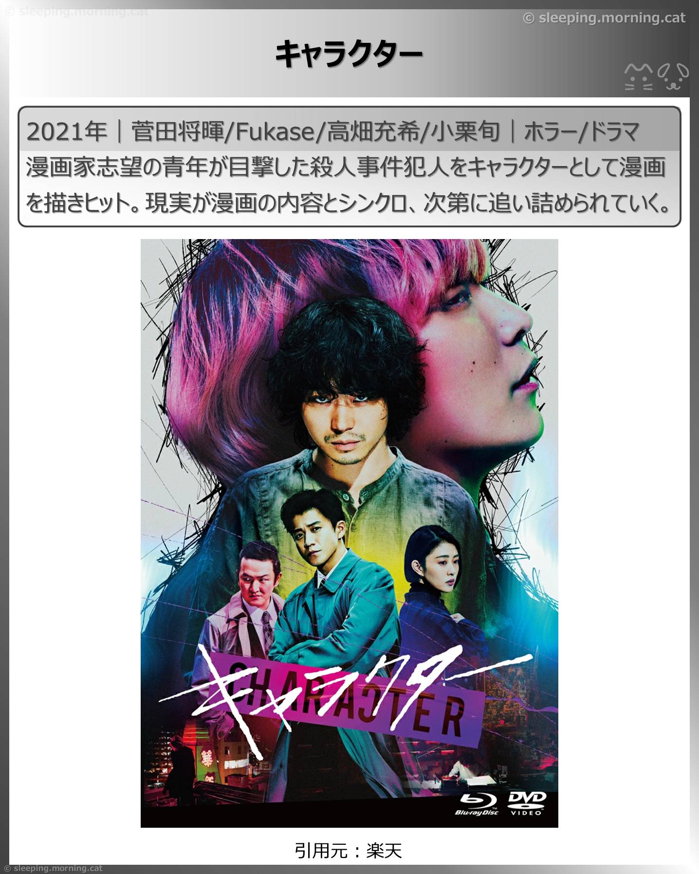 アマプラ新着見放題2026年3月：キャラクター