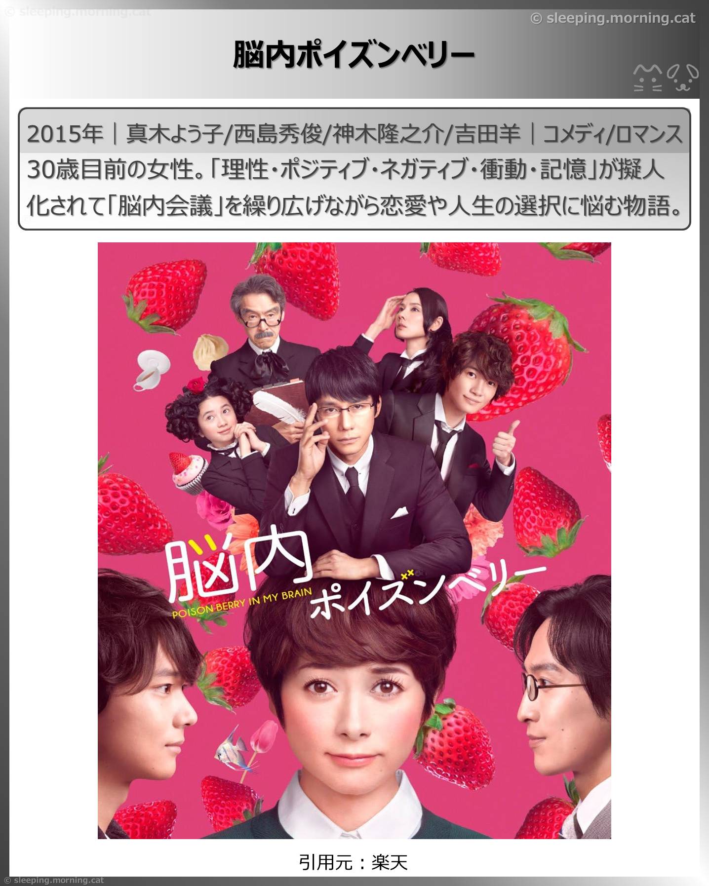 アマプラ新着見放題2026年3月：脳内ポイズンベリー