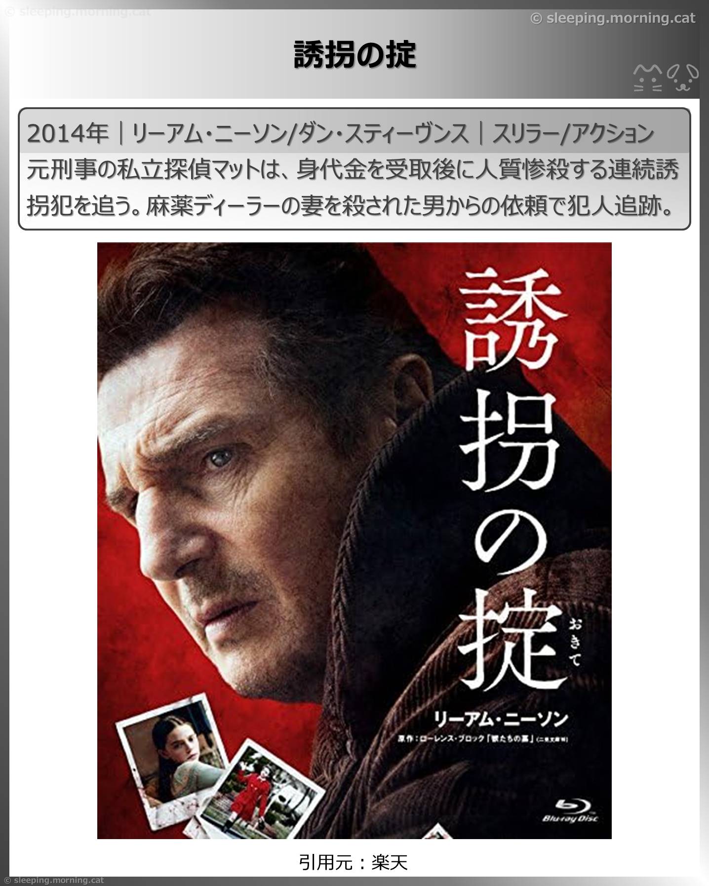 リーアム・ニーソン：誘拐の掟