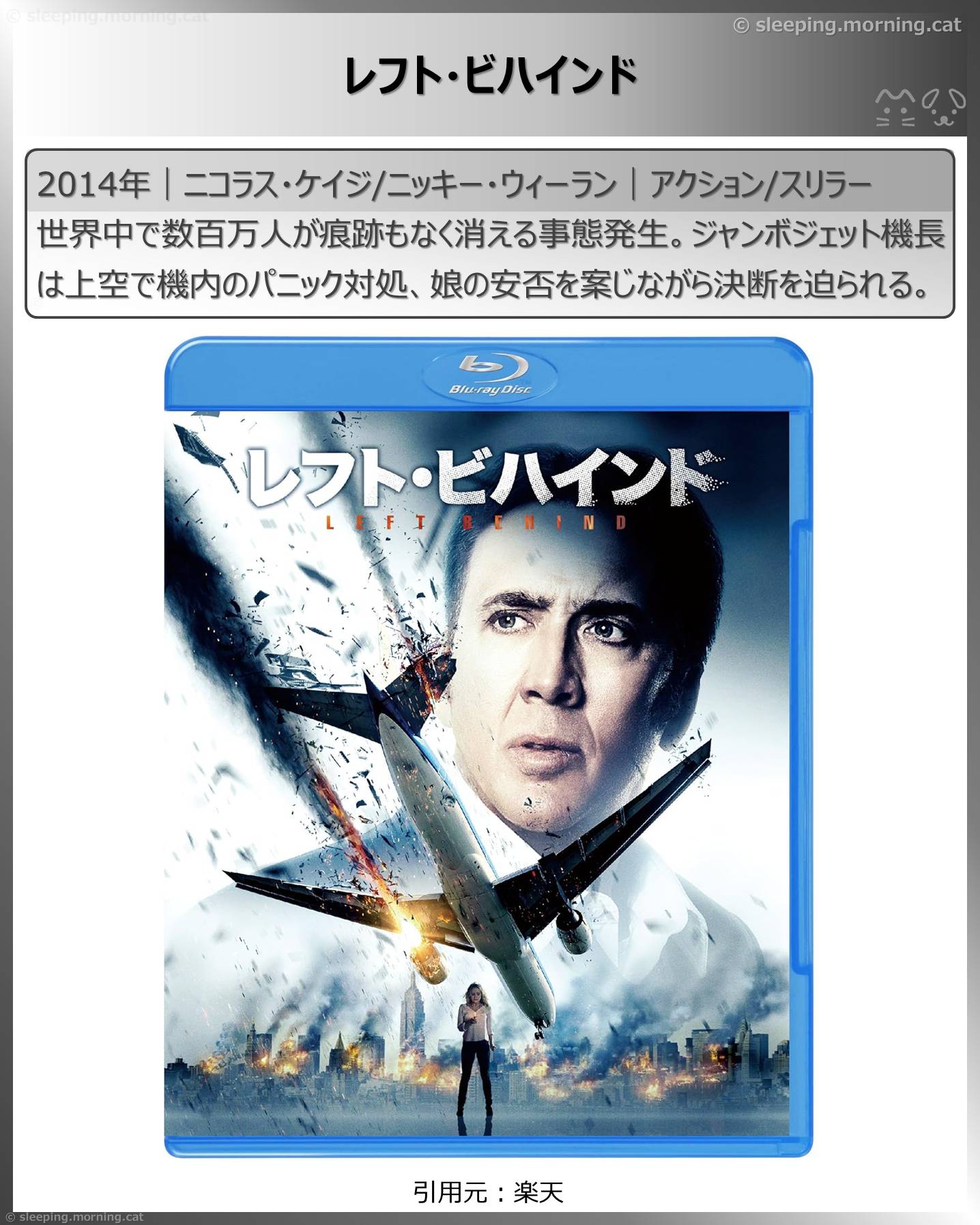 飛行機の映画：レフト・ビハインド