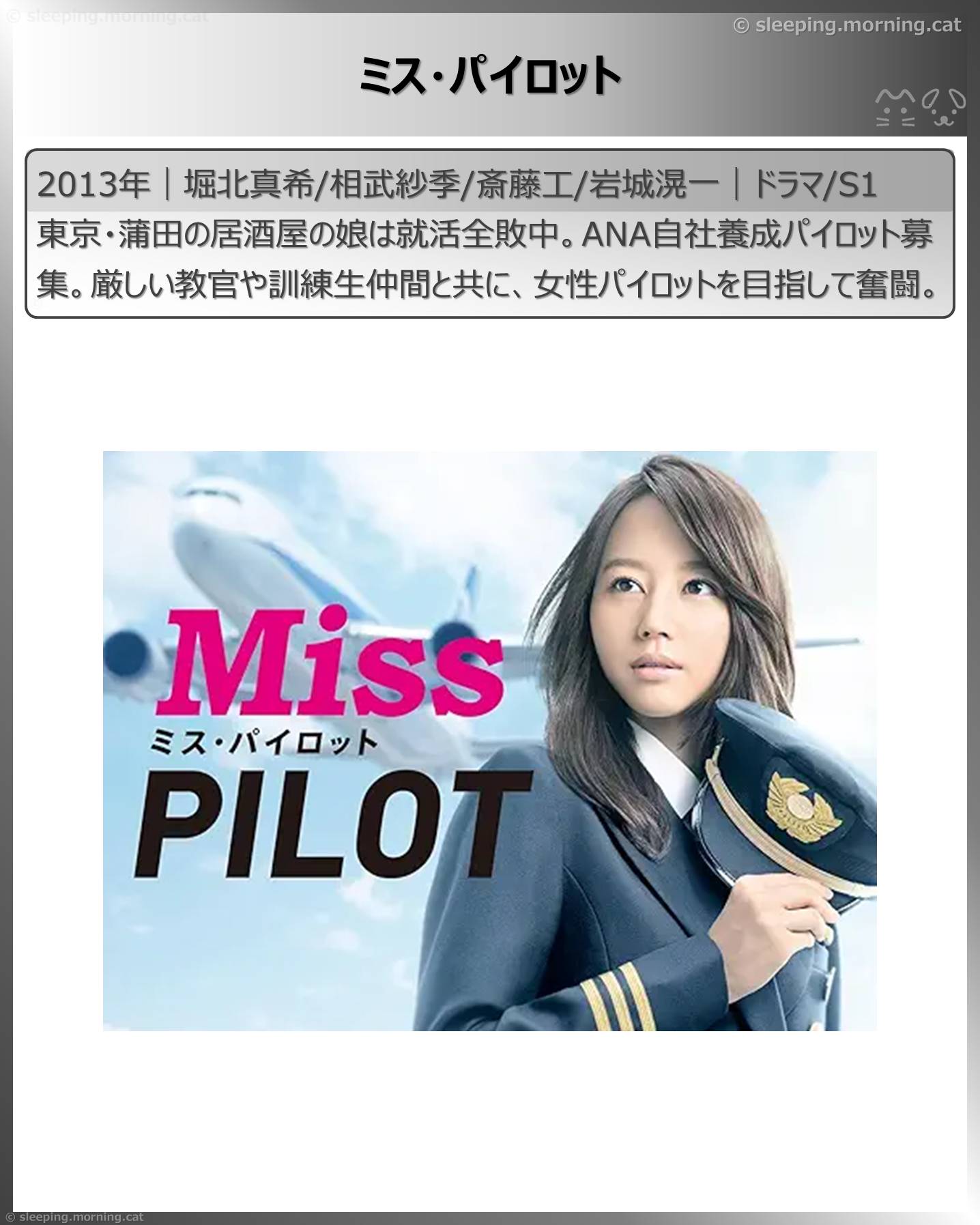 飛行機の映画：ミス・パイロット