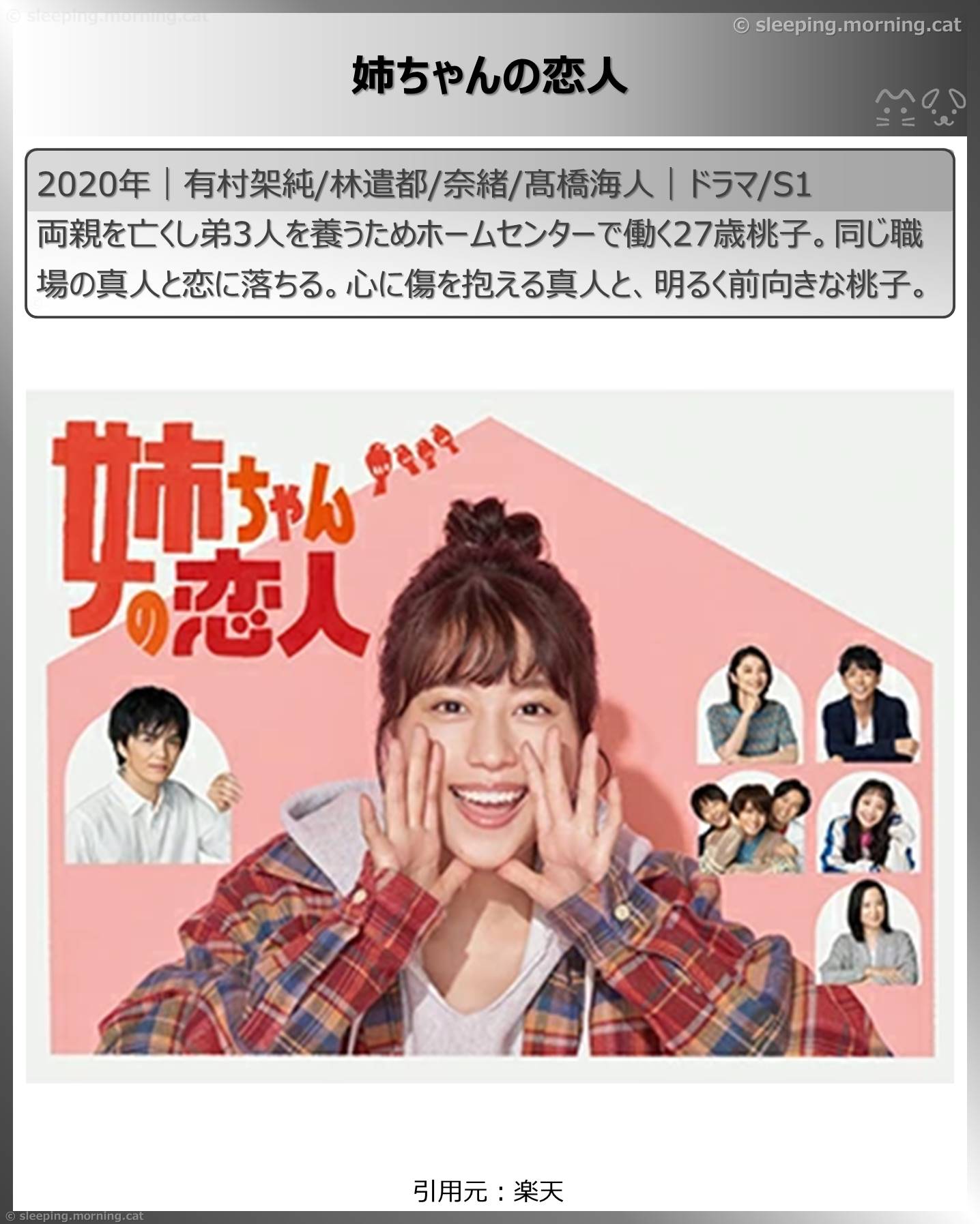 有村架純：姉ちゃんの恋人