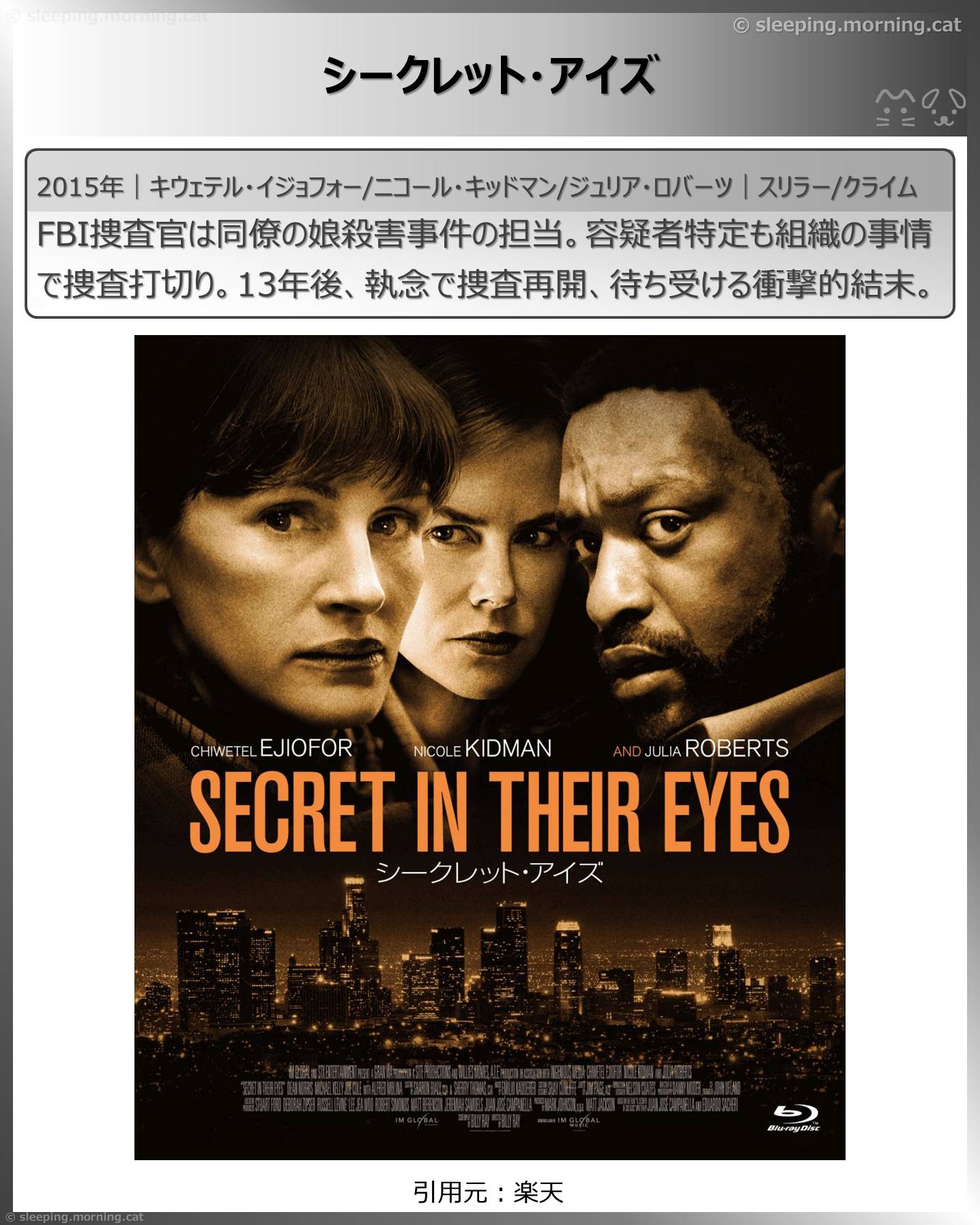 ニコール・キッドマン：シークレット・アイズ