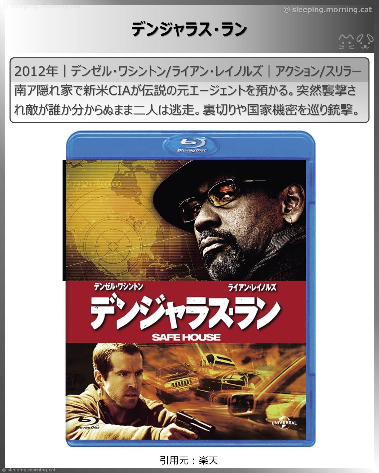 デンゼル・ワシントン：デンジャラス・ラン