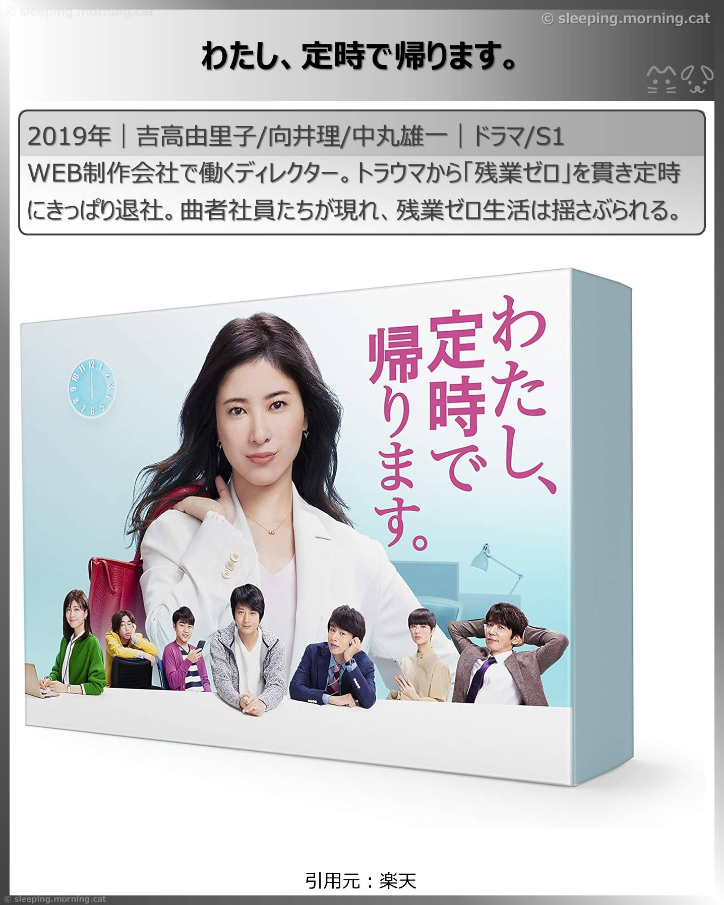 向井理：わたし、定時で帰ります。