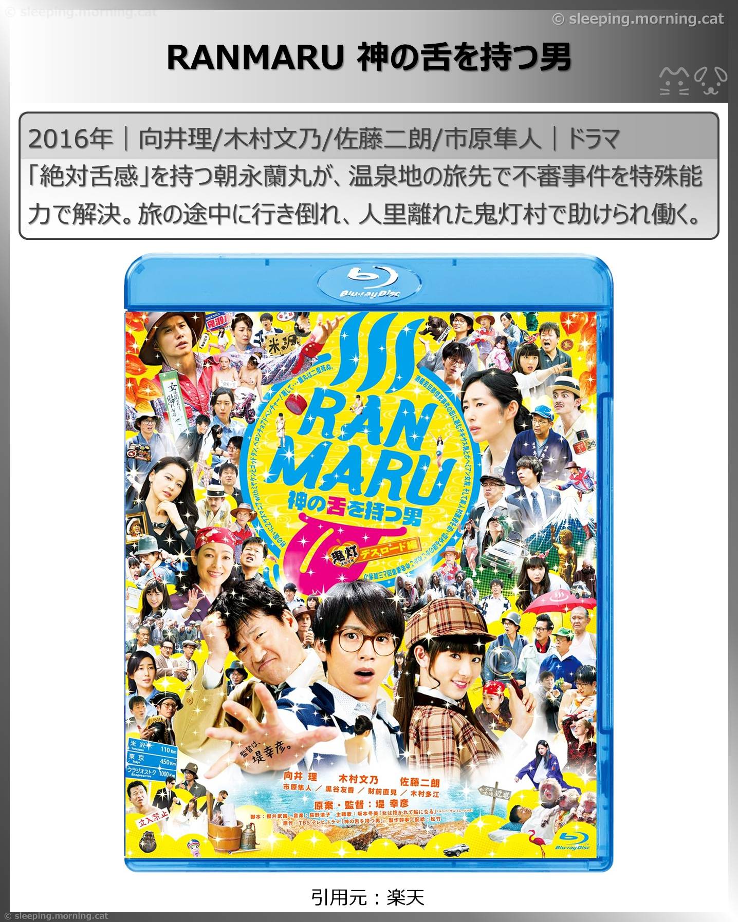 向井理：RANMARU 神の舌を持つ男