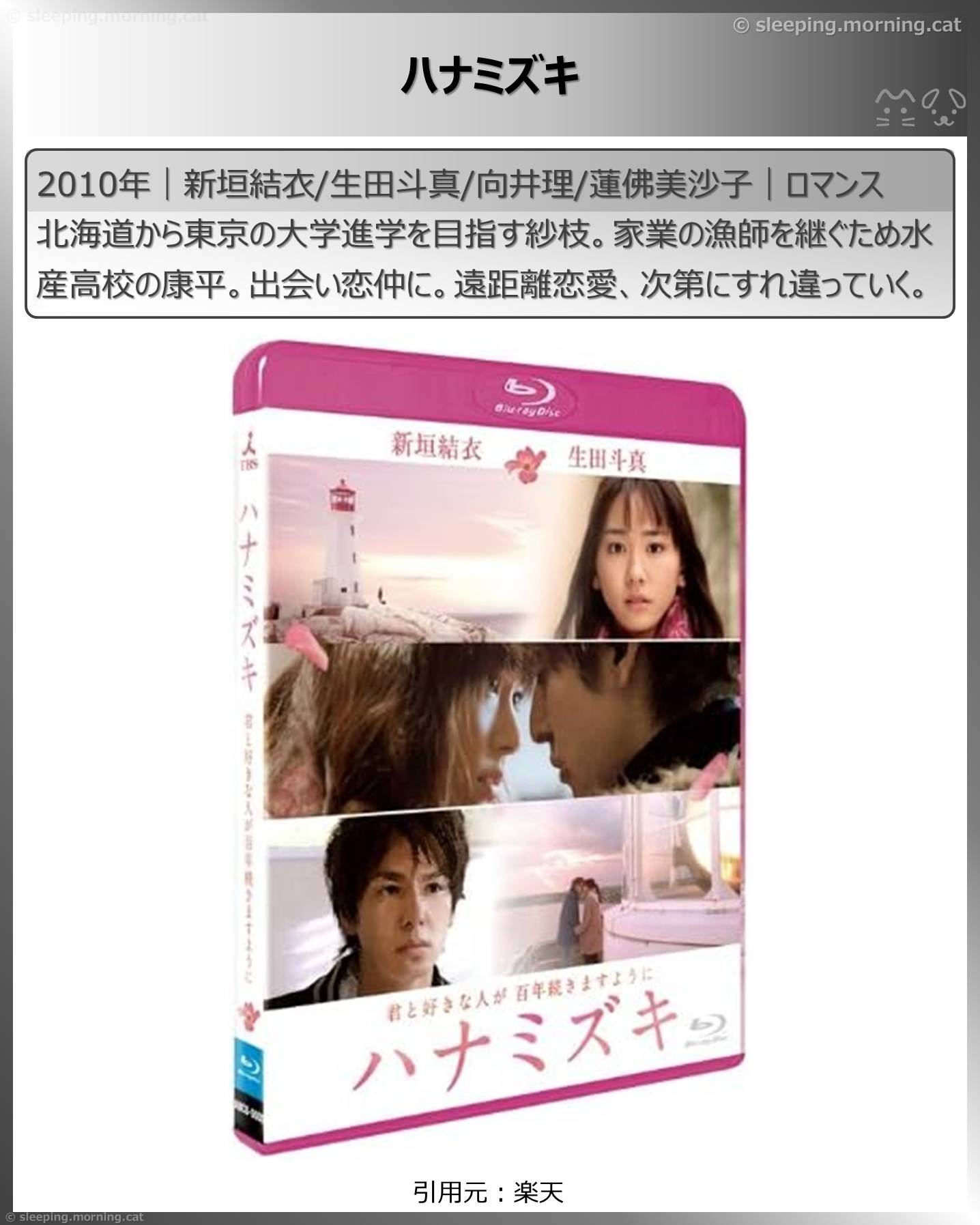 向井理：ハナミズキ