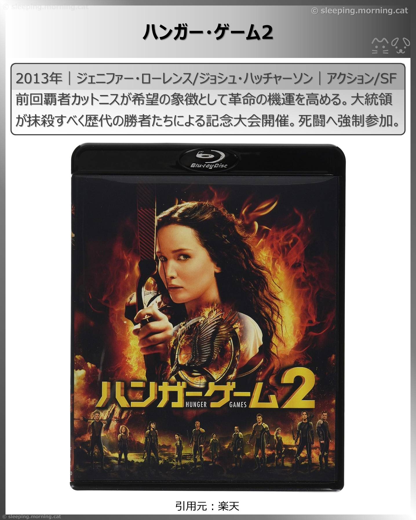 ハンガー・ゲーム見る順番：ハンガー・ゲーム2