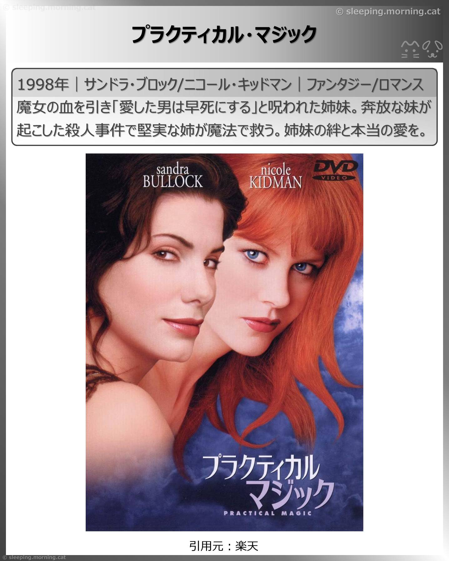 ニコール・キッドマン：プラクティカル・マジック