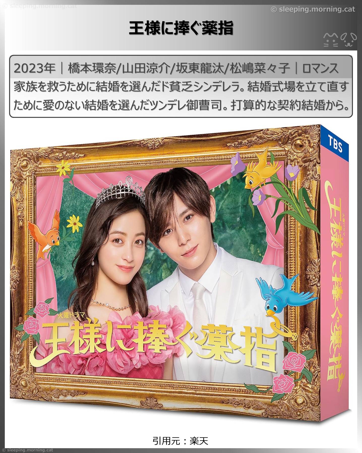 松嶋菜々子：王様に捧ぐ薬指