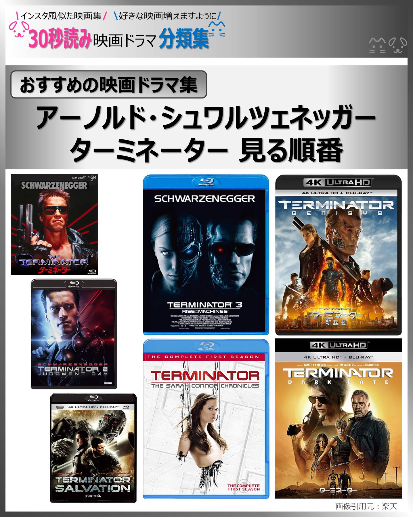 表紙：ターミネーター見る順番