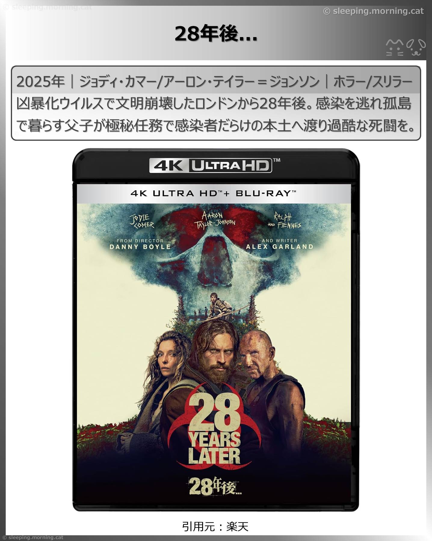 アマプラ新着見放題2026年4月：28年後...
