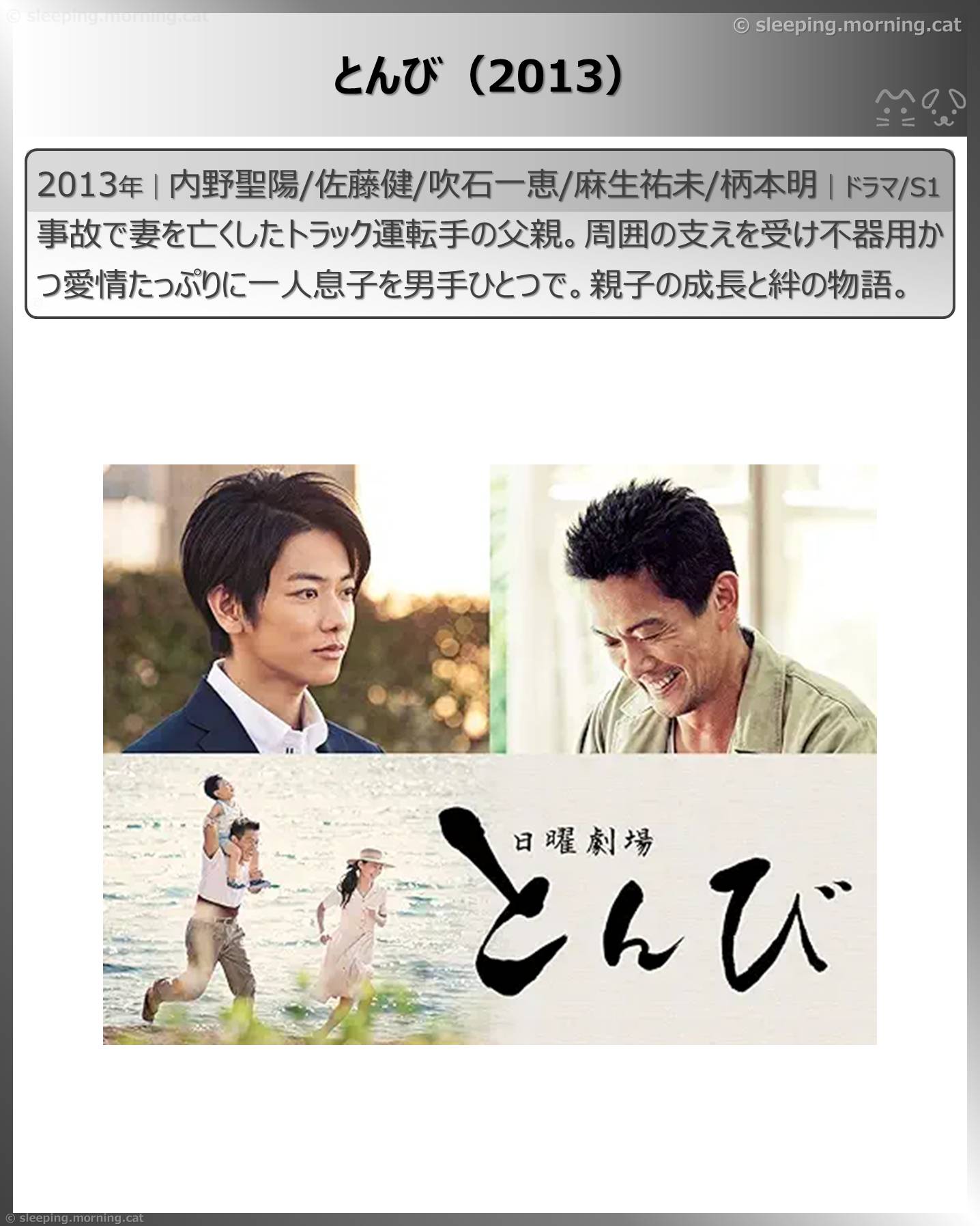 アマプラTBSドラマ7月も一挙配信：とんび（2013）