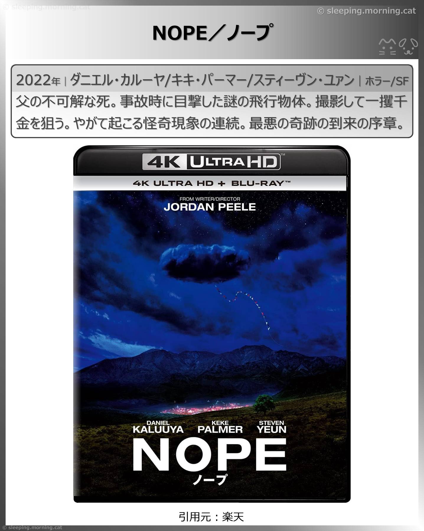 NOPE／ノープ
