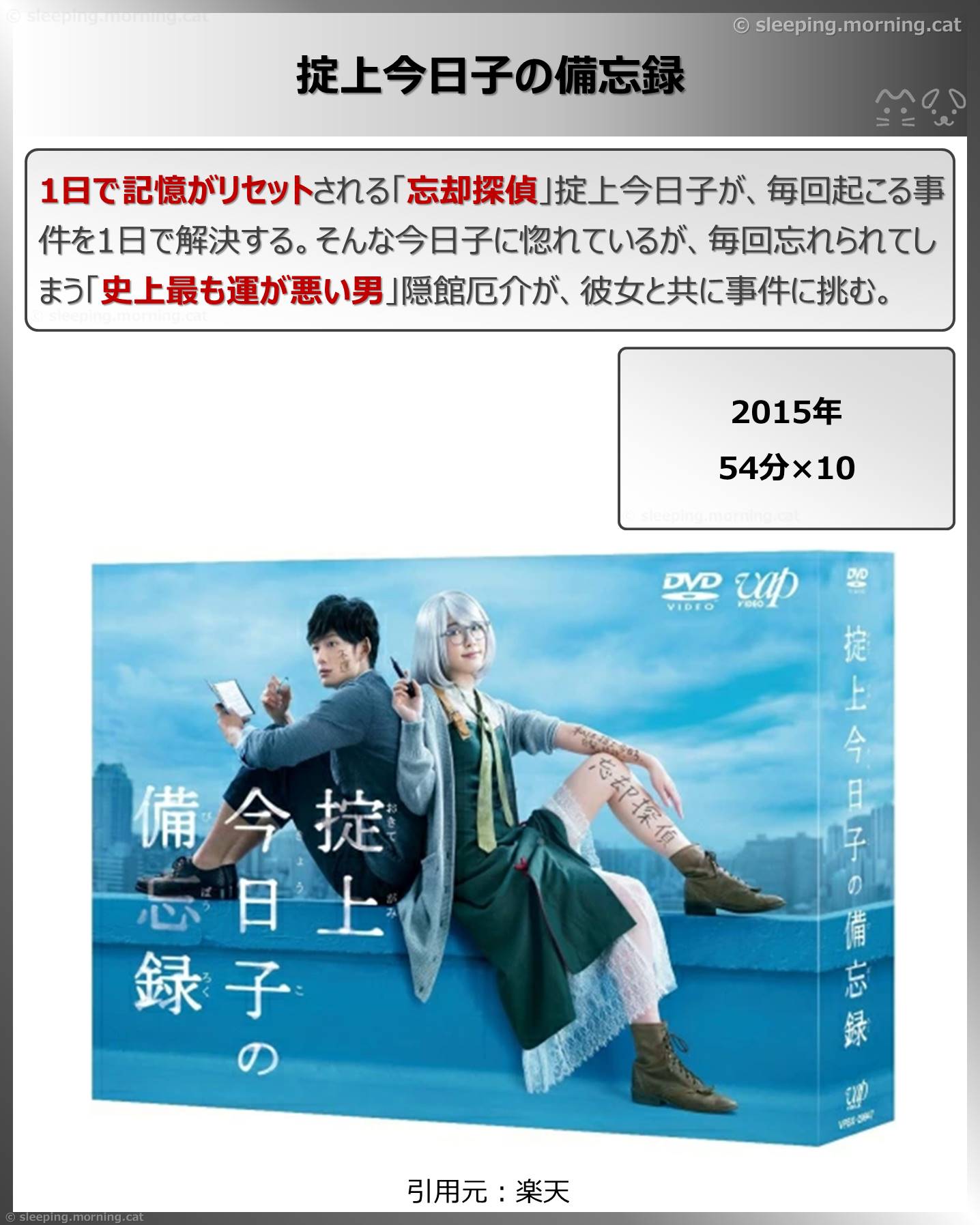 掟上今日子の備忘録