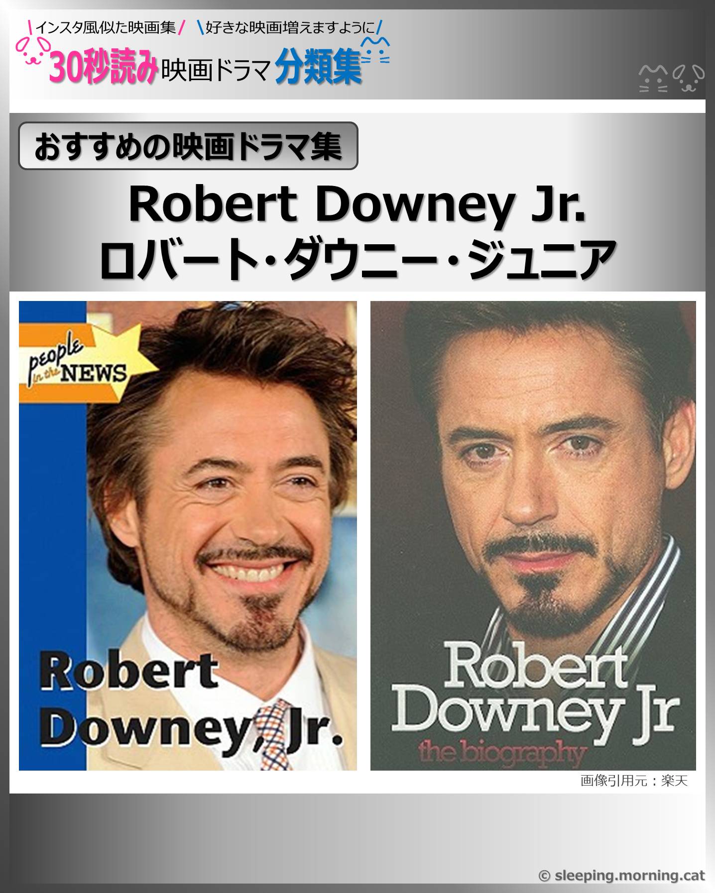 ロバート・ダウニー・ジュニア：Robert Downey Jr.【おすすめの映画ドラマ集】