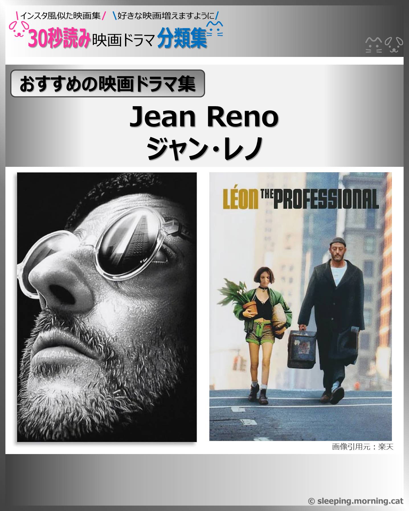 ジャン・レノ：Jean Reno【おすすめの映画ドラマ集】